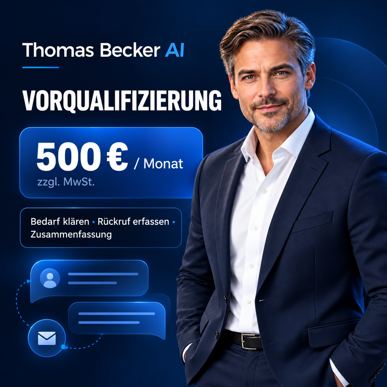 Thomas Becker AI Vorqualifizierung, 500 Euro monatlich